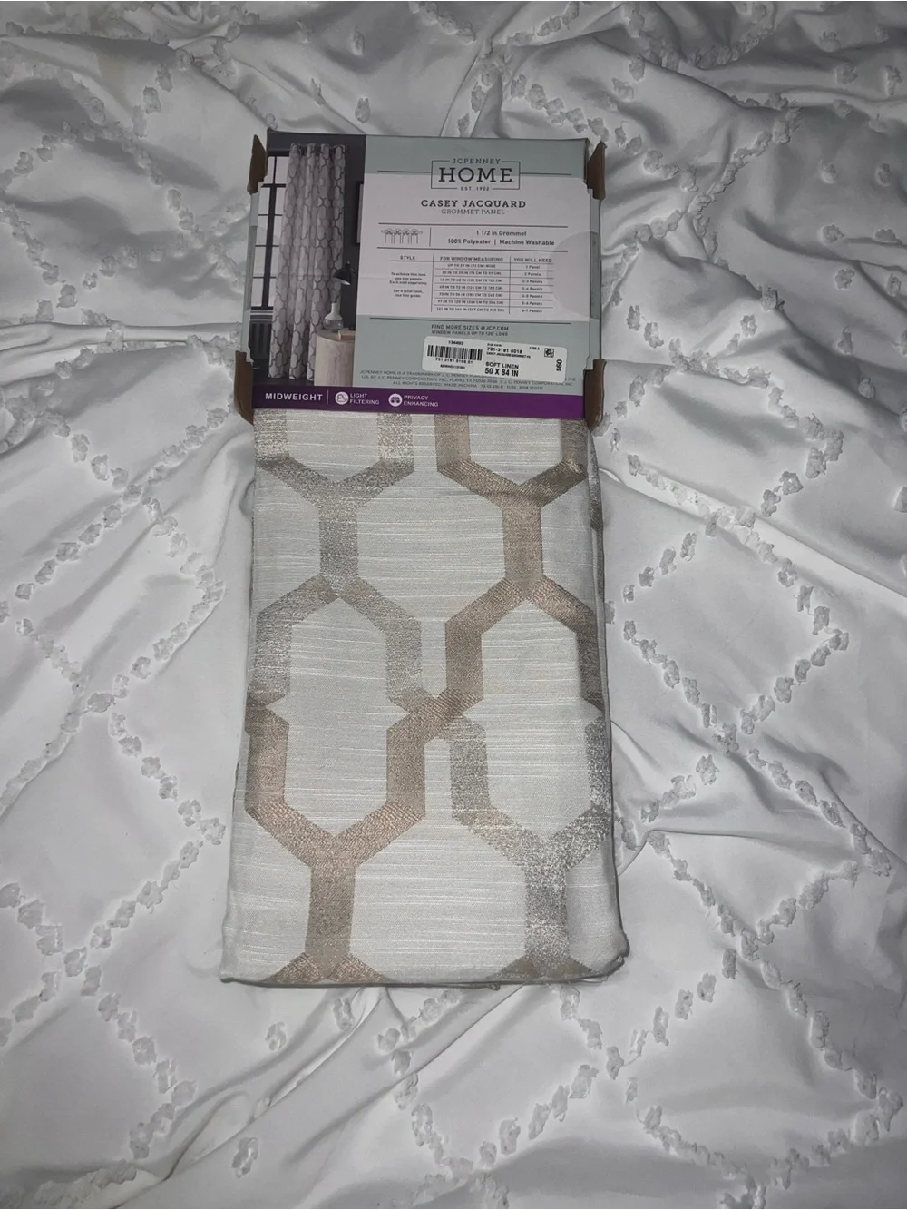 White and Gold Curtains